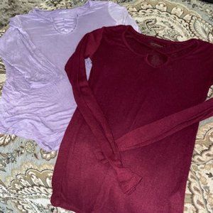 Set of Arizona Jeans Long Sleeve Tops